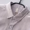 Mens Cotton Oxford Long Sleeve Solid Casual ButtonDown Shirt
