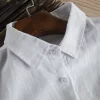 Mens Linen Long Sleeve Casual Shirt Solid Square Collar Single Breasted Office