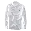 Mens Linen Long Sleeve Casual Shirt Solid Square Collar Single Breasted Office