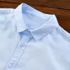 Mens Casual Cotton Linen Long Sleeve Shirt Solid Square Collar