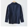 Mens Linen Casual Blazer Breathable Turn-Down Collar Plus Size