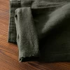 Mens Cotton Linen Casual Straight Pants Elastic Waist Loose Fit Plus Size