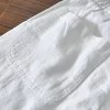 Mens Cotton Linen Casual Straight Pants Elastic Waist Loose Fit Plus Size