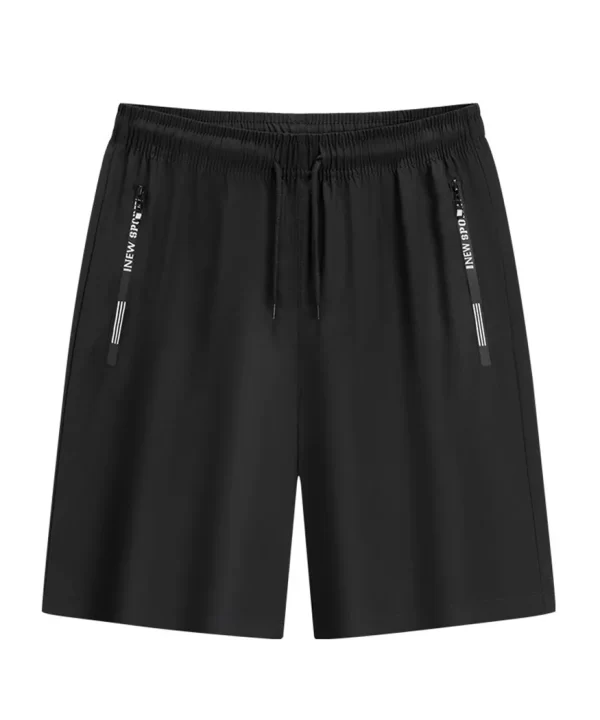 Mens Ice Silk Sports Shorts Quick Dry Comfortable Breathable Casual