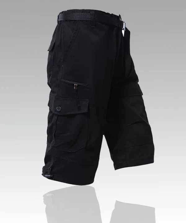 Mens Cotton Cargo Shorts Quick Dry Straight Fit Streetwear