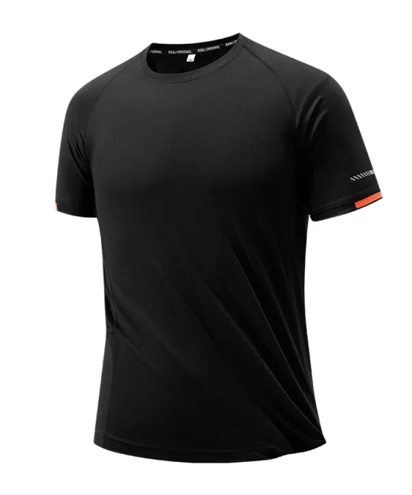 Mens Quick Dry Breathable Moisture Wicking Ice Silk T Shirt Short Sleeve