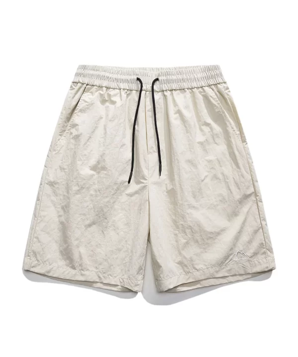 Mens Summer QuickDrying Outdoor Beach Shorts Athletic Fit Elastic Waist
