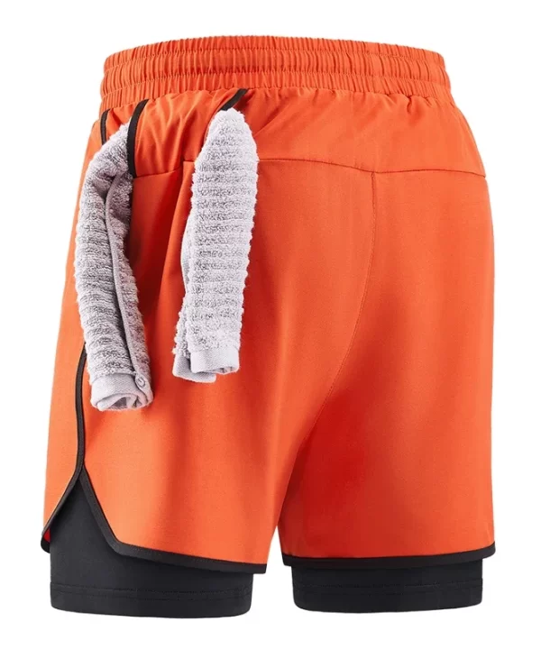 Mens Athletic Shorts Fit Quick Drying Elastic Waist