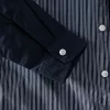 Mens Cotton Patchwork Casual Long Sleeve Shirt Office